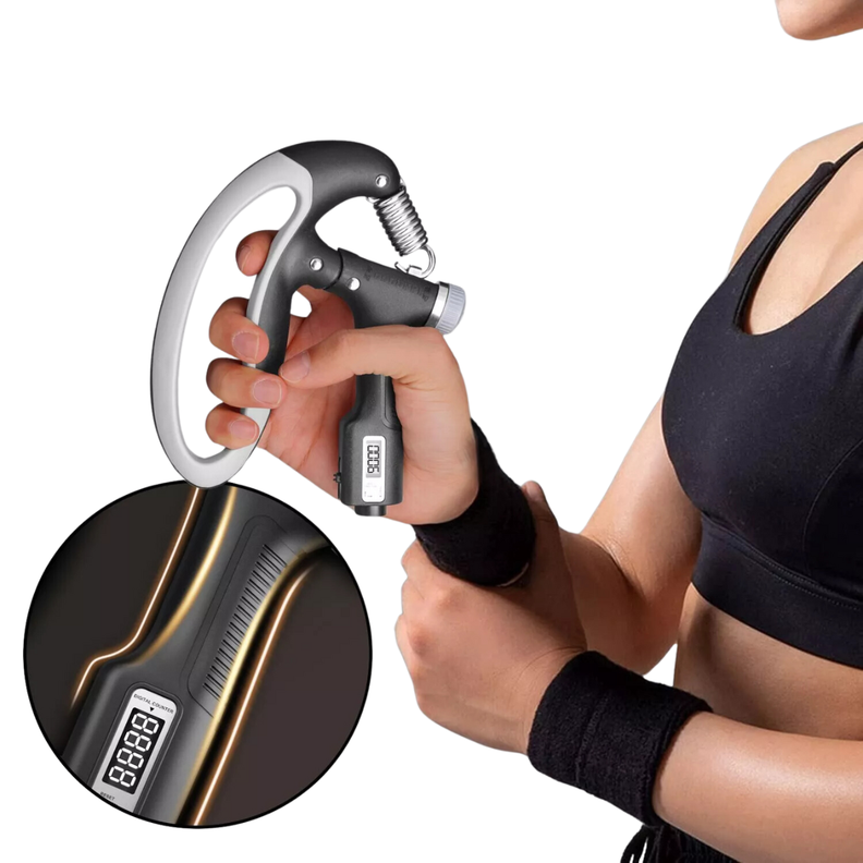 Ejercitador de mano Hand Grip 10 - 100 kg con contador-0