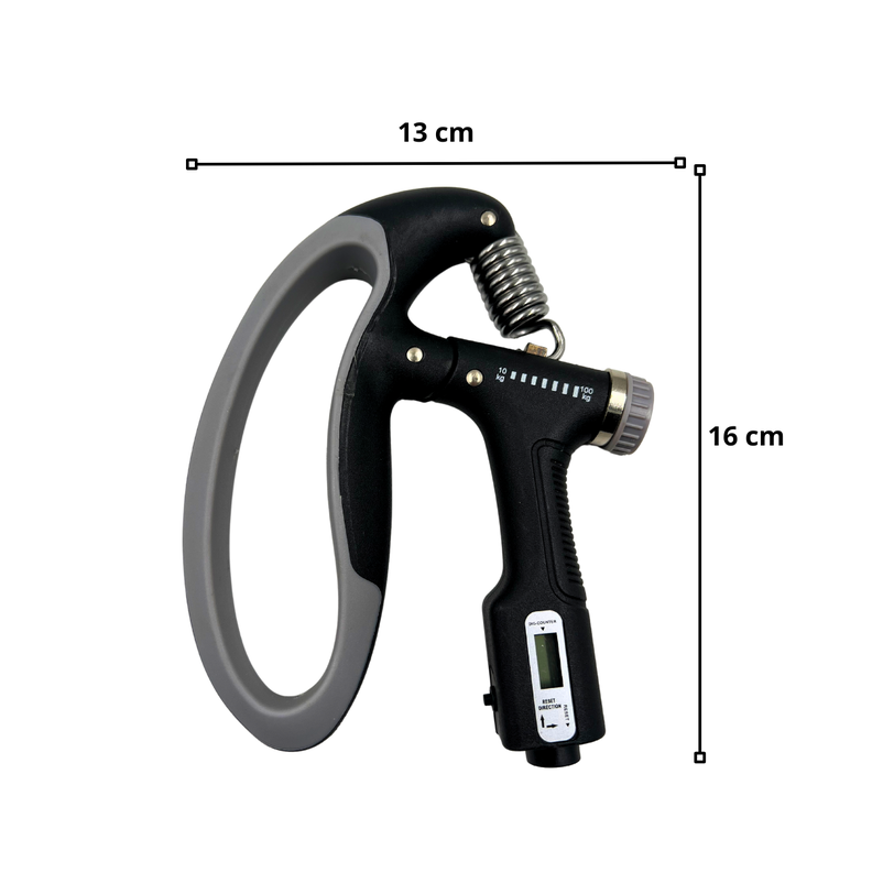 Ejercitador de mano Hand Grip 10 - 100 kg con contador-1