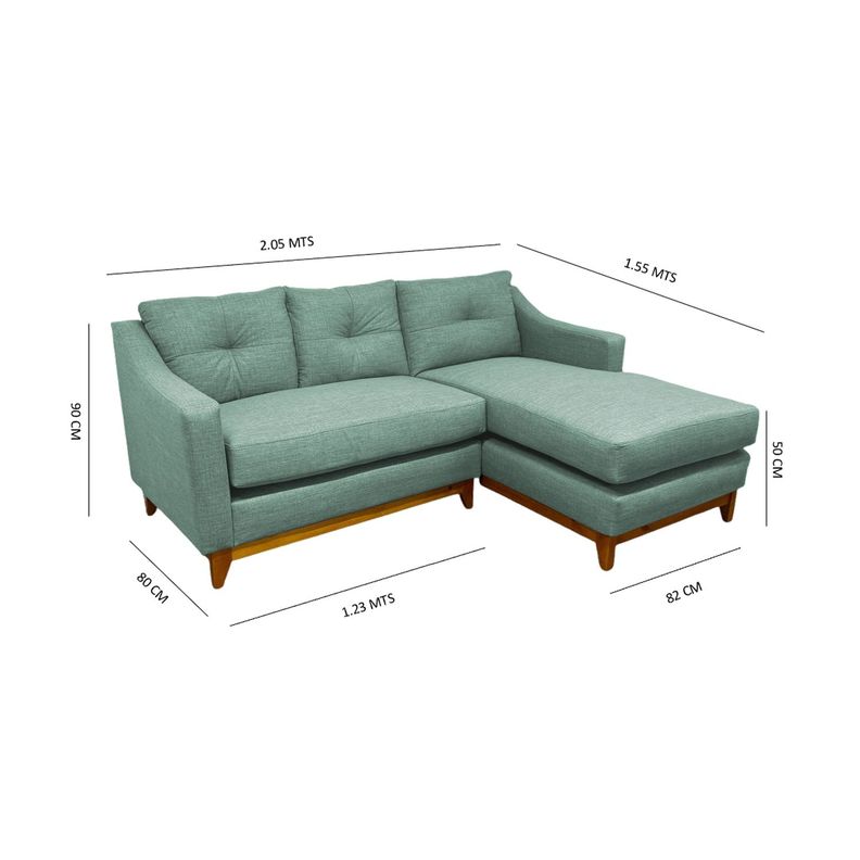 SECCIONAL CARRERA DERECHO CHENILLE VERDE MENTA -3