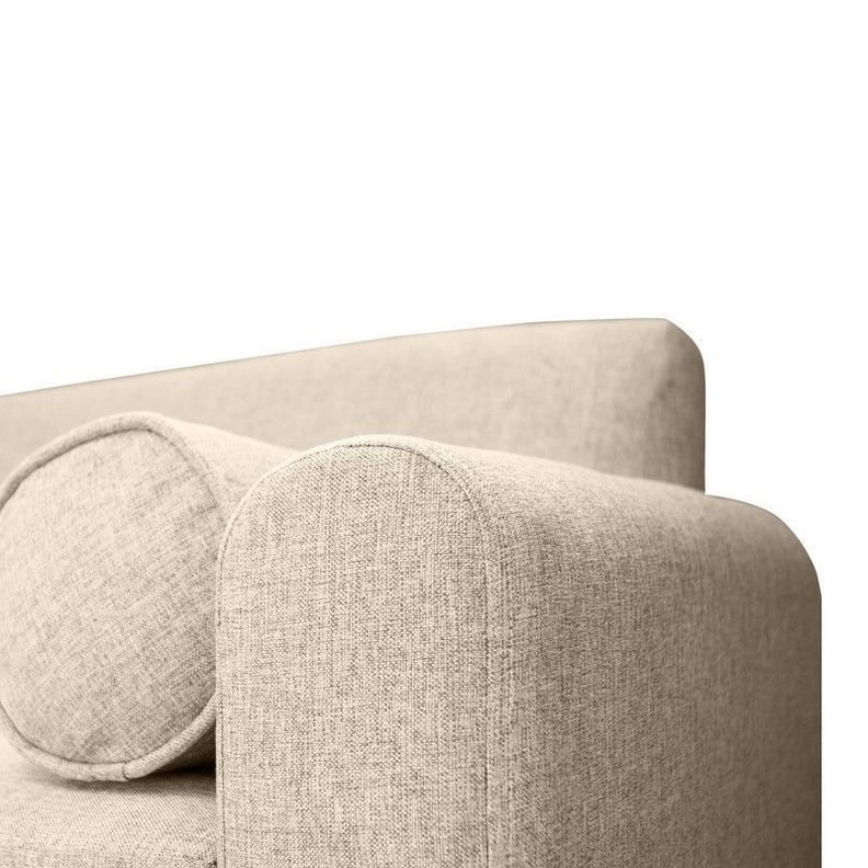 Sofá Meli Felpa Beige 3 Cuerpos-2