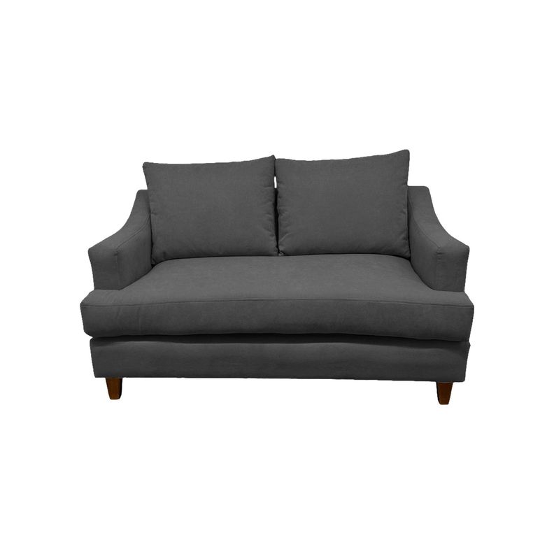 SOFA MISTRAL CHENILLE GRAFITO 2 CUERPOS
