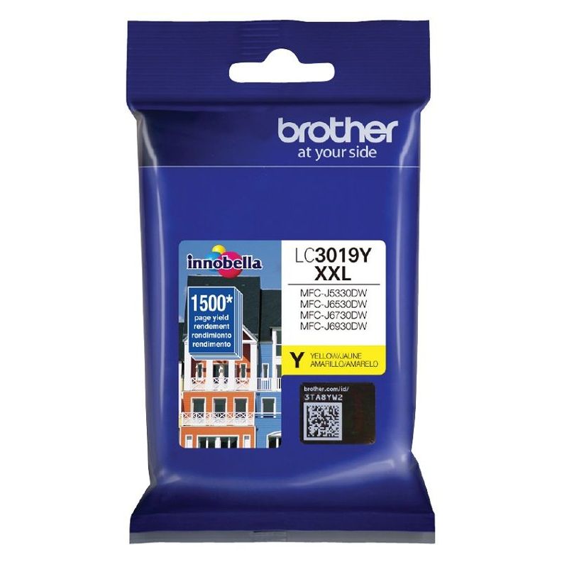Cartucho de Tinta Brother LC3019Y XXL 1.500 pág. Amarillo-0