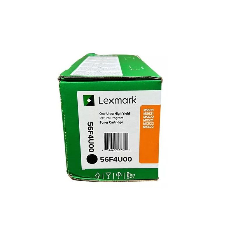 Cartucho de Tóner Lexmark 56F4U00 pág. 25.000 Negro-0