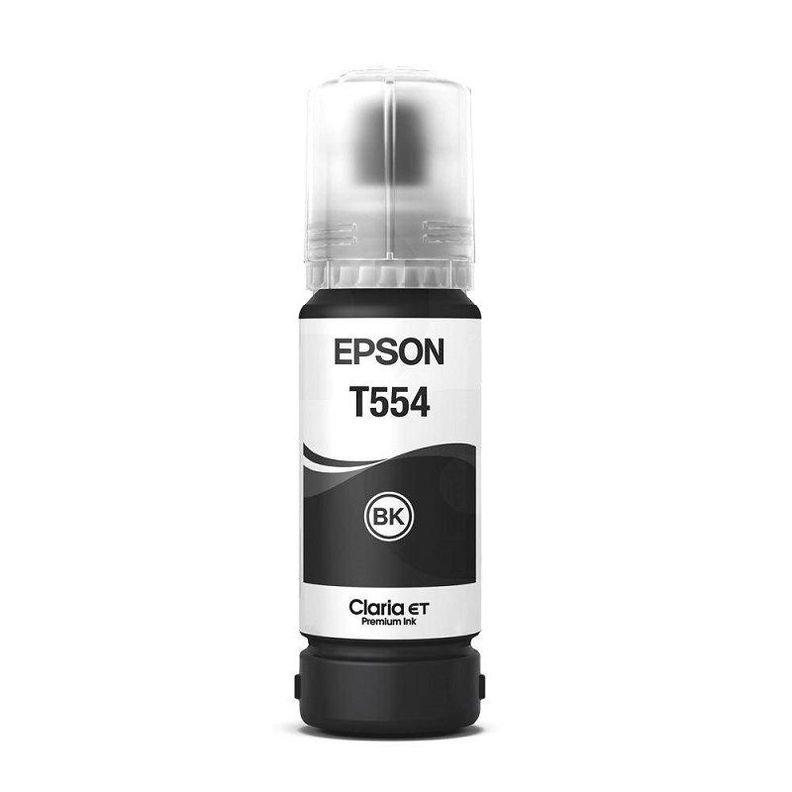 Botella de Tinta Epson T554 70ml pág. 6.700 Negro C13T554120-AL-1