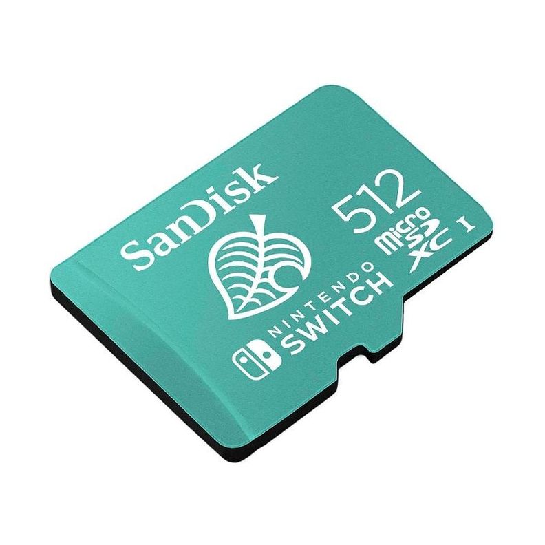 Memoria MicroSD SanDisk NintendoSwitch 512Gb Lec100MBs Esc90MBs-0
