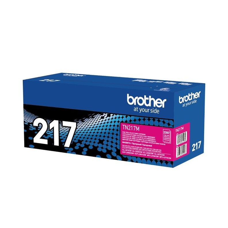 Cartucho de Tóner Brother TN217M XL 2.300 pág. Magenta-0