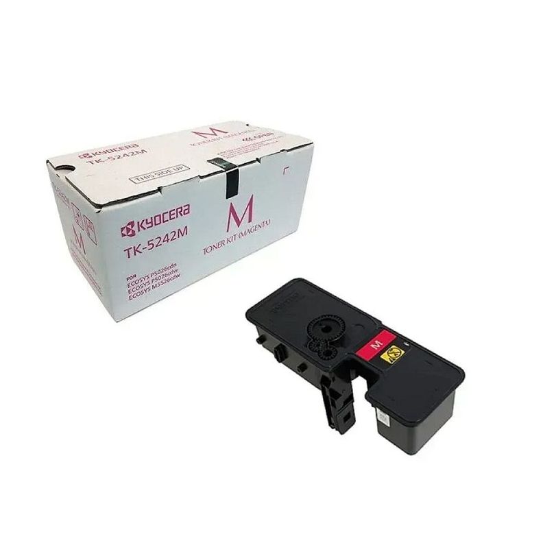 Cartucho de Tóner Kyocera TK-5242M pág. 3.000 Magenta 1T02R7BUS0-1