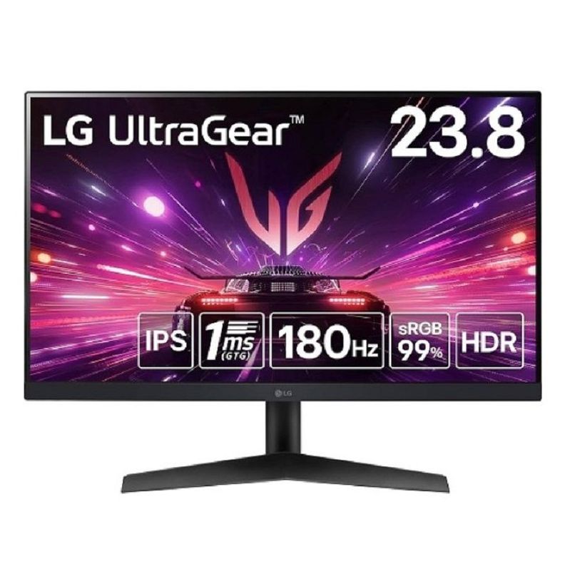 Monitor LG Gamer 24GS60F-B 24" 1920x1080 180Hz DP/HDMI Plano Negro-0
