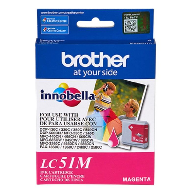 Cartucho de Tinta Brother LC51M 400 pág. Magenta-0