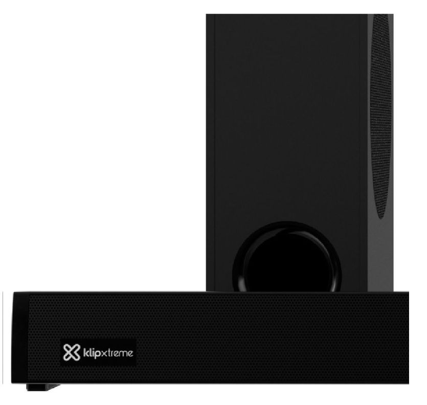 Parlante Soundbar KlipXtreme Ksb-230 2.1 canales 160w BT HDMI-OPT-AUX-1
