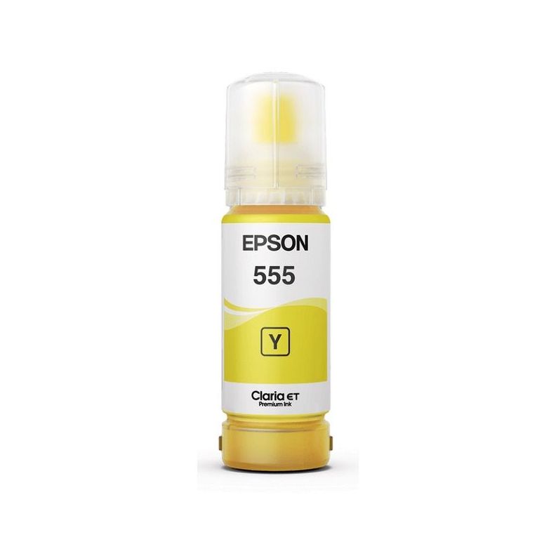 Botella de Tinta Epson T555 70ml pág. 6.200 Amarillo T555420-AL-1