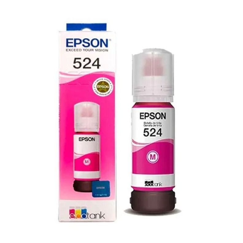 Botella de Tinta Epson T524 17,26ml pág. 6.000 Magenta T524320-AL-0