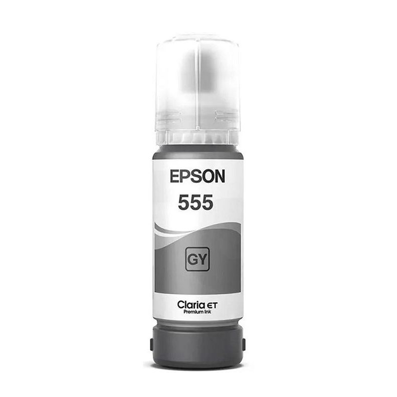 Botella de Tinta Epson T555 70ml pág. 6.200 Gris T555520-AL-1
