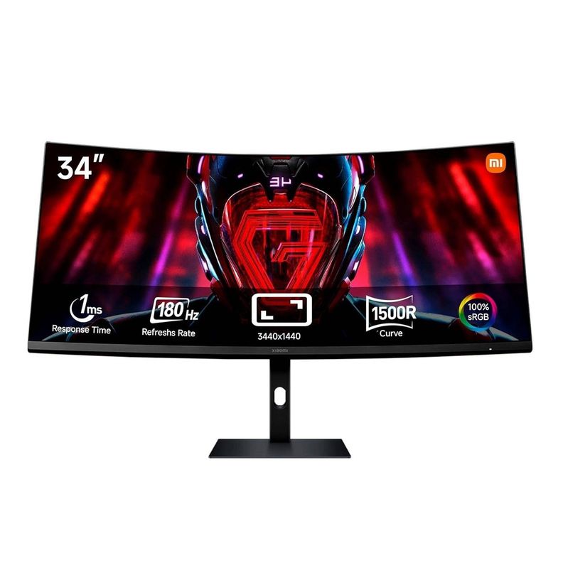Monito Gamer Xiaomi G34WQi 34" WQHD D-Port,HDMI Curvo-0