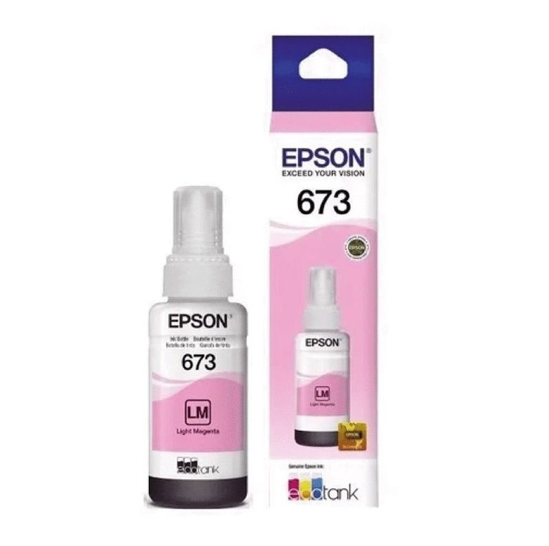 Botella de Tinta Epson T673 70ml pág. 2.200 Magenta T673620-AL-0
