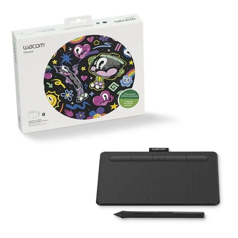 Tablet Digitalizadora Wacom Intuos Creative Pen Small 152x94mm USB/BT Negro-1