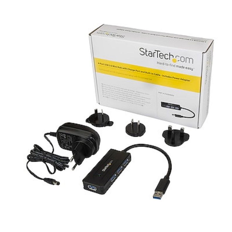 Adaptador Startech Hub ST4300MINI USB-A 4 Puertos-1
