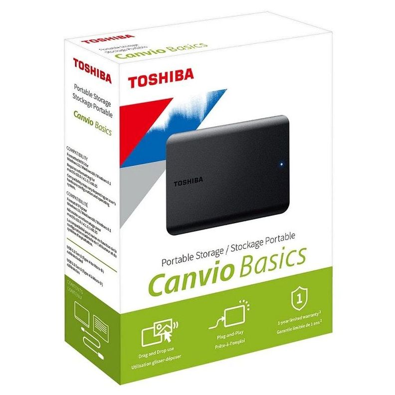 Disco Duro Externo Toshiba Canvio Basics 4Tb Usb 3.0 2.5"-1