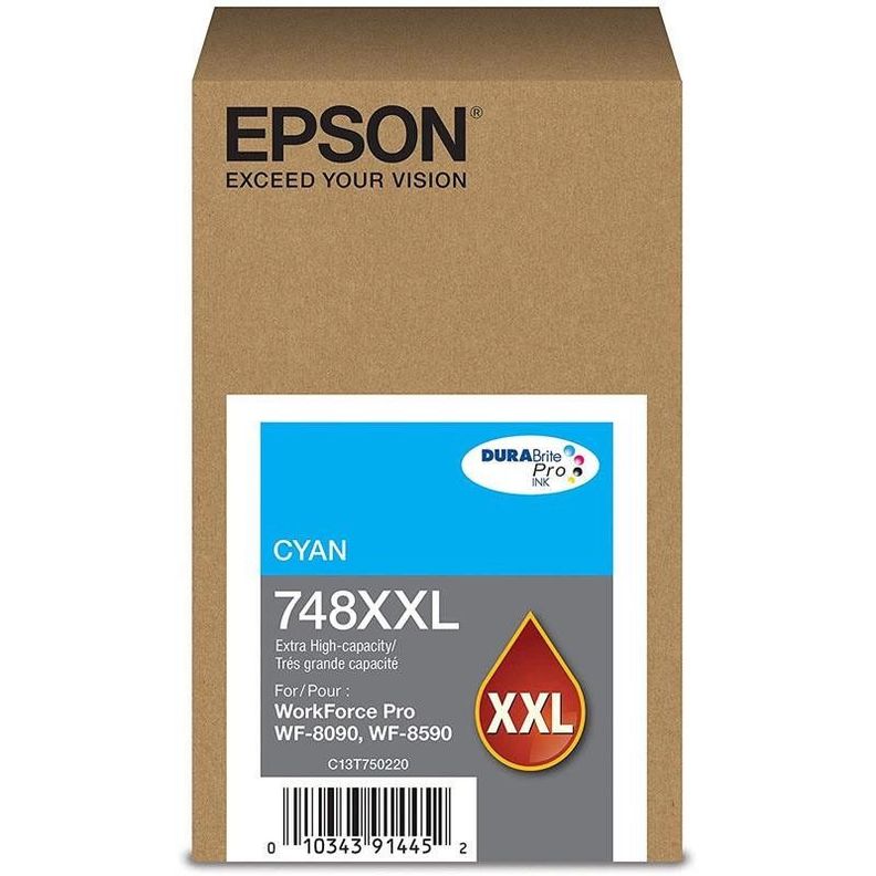 Cartucho de Tinta Epson 748XXLpág. 7.000 Cyan T748XXL220-AL-1