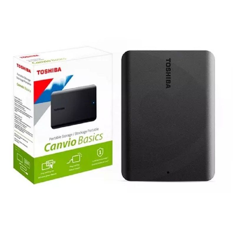 Disco Duro Externo Toshiba Canvio Basics 1Tb Usb 3.0 Negro-1
