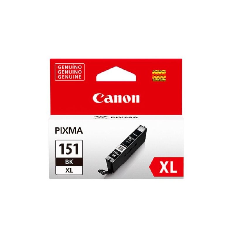 Cartucho de Tinta Canon CLI-151BK XL pág. 350 Negro 6477B001