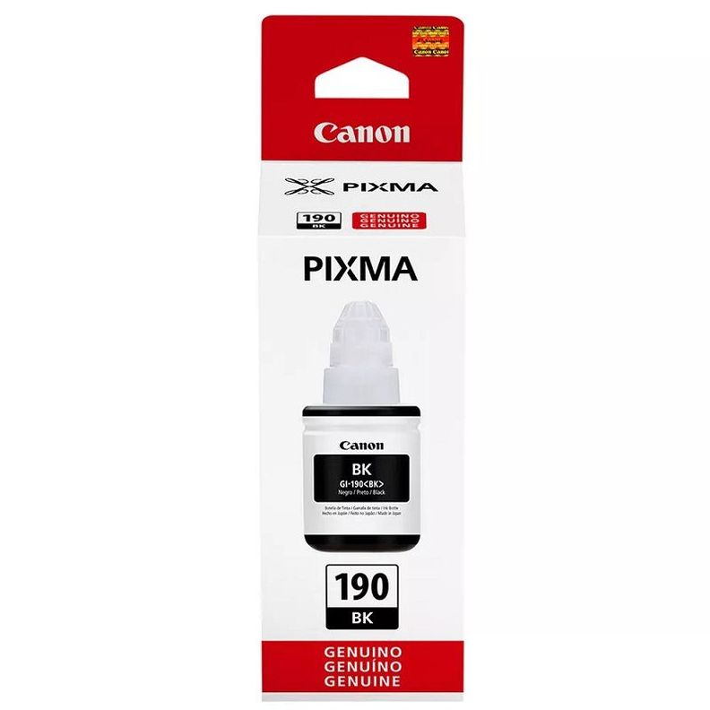 Botella de Tinta Canon GI-10 pág. 8.300 170ml Negro 3382C001-0
