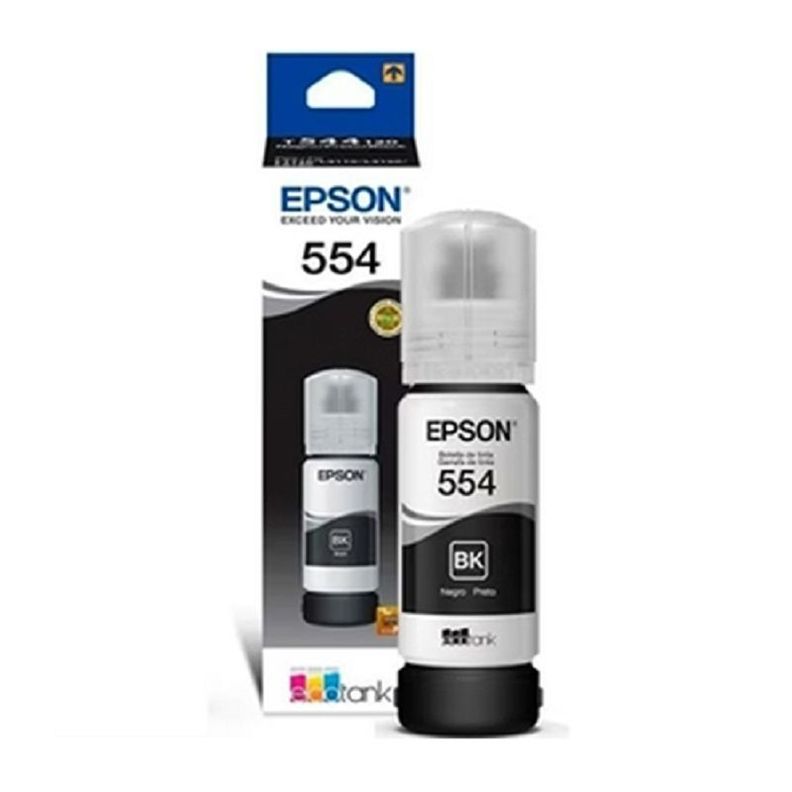 Botella de Tinta Epson T554 70ml pág. 6.700 Negro T554120-AL-0