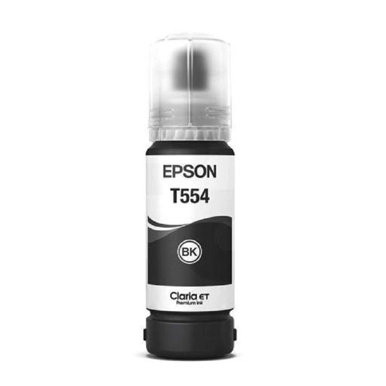 Botella de Tinta Epson T554 70ml pág. 6.700 Negro T554120-AL-1
