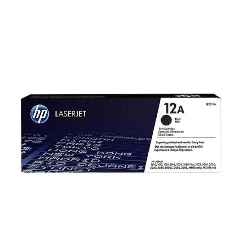 Cartucho de Tóner HP 12A pág. 2.000 Negro Q2612A-0