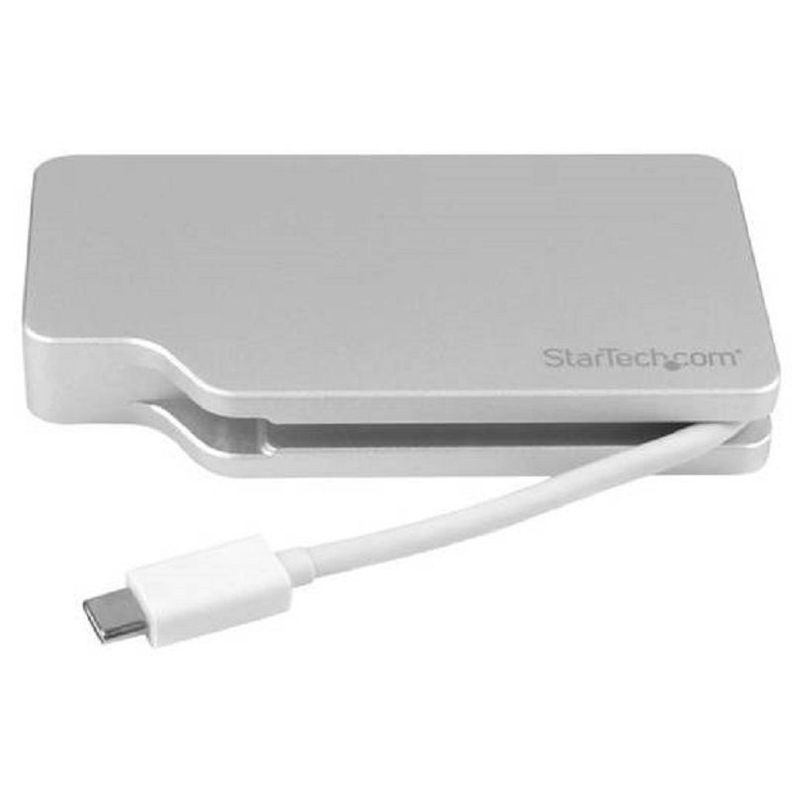 Adaptador Startech Hub USB-C a HDMI/VGA/MiniDP/DVI 4 Puertos-1