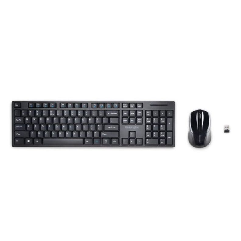 Teclado y Mouse Kensington Pro Fit Inalámbrico USB Negro-0
