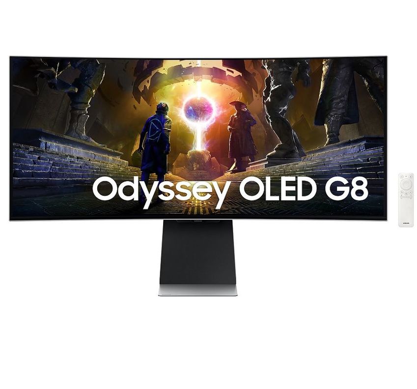 Monitor Gamer Samsung 34" G85SD Odyssey Oled G8 WQHD Curvo-1