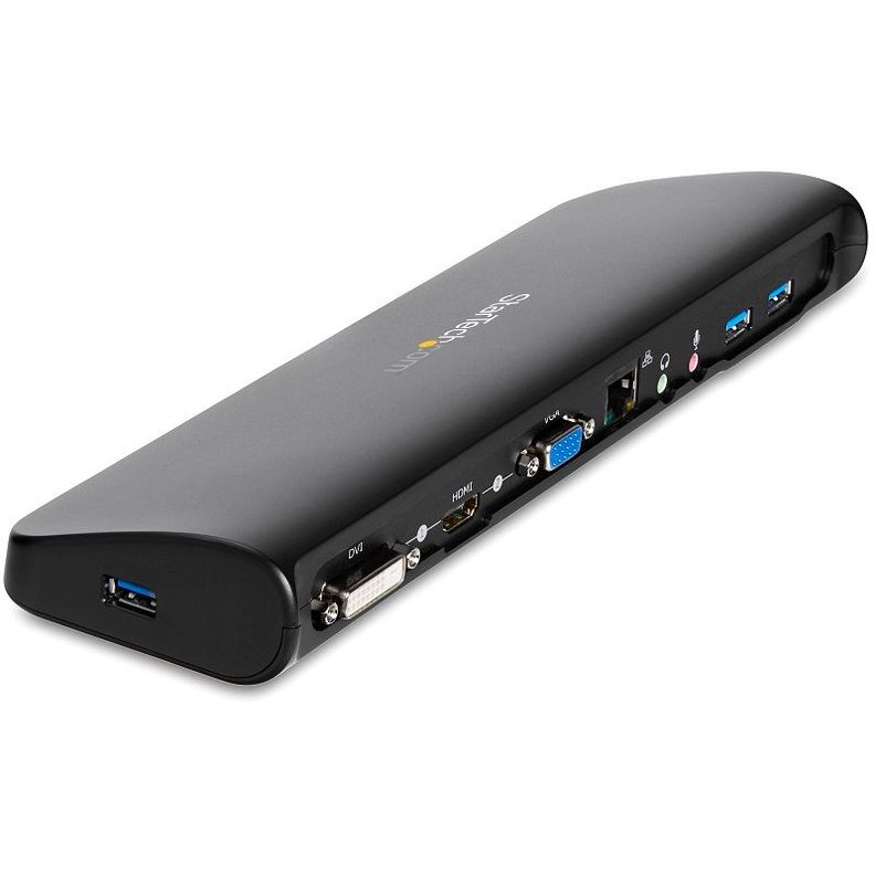 Docking Startech HDMI/RJ-45/VGA/Jack3.5(2)/USB-B/USB-A(3) Multipuertos-2