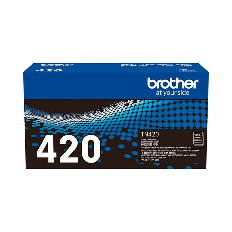 Cartucho de Tóner Brother TN420 1.200 pág. Negro-0