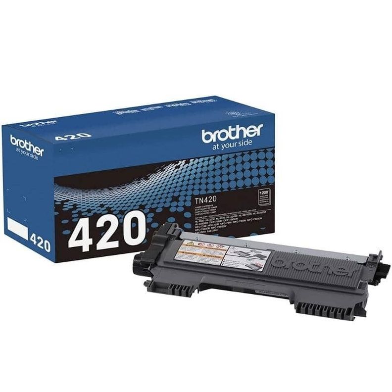 Cartucho de Tóner Brother TN420 1.200 pág. Negro-1