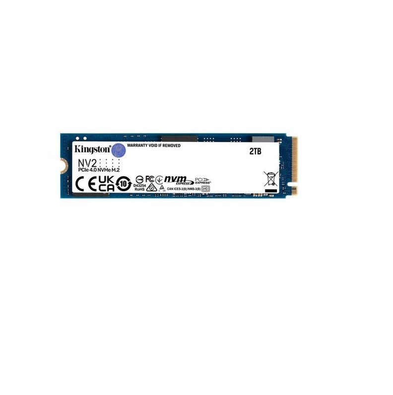 Unidad SSD Kingston NV2 2Tb PCIe NVMe M.2 2280 PCIe Gen 4x4