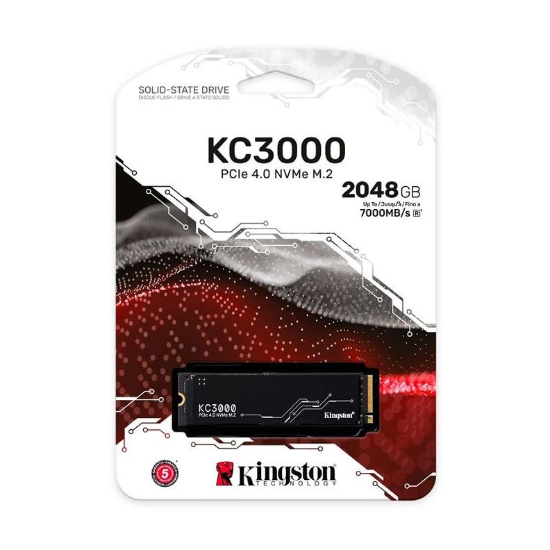 Unidad SSD Kingston KC3000 2Tb M.2 NVMe PCIe 4.0 Hasta 7.000 MB/s-1
