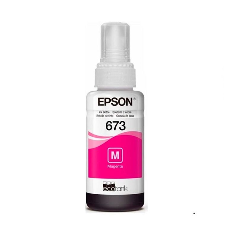 Botella de Tinta Epson T673 70ml pág. 2.200 Magenta T673320-AL-1