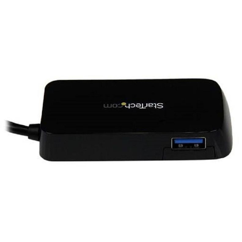 Adaptador Startech Hub ST4300MINU3B USB-A 4 Puertos Negro-1