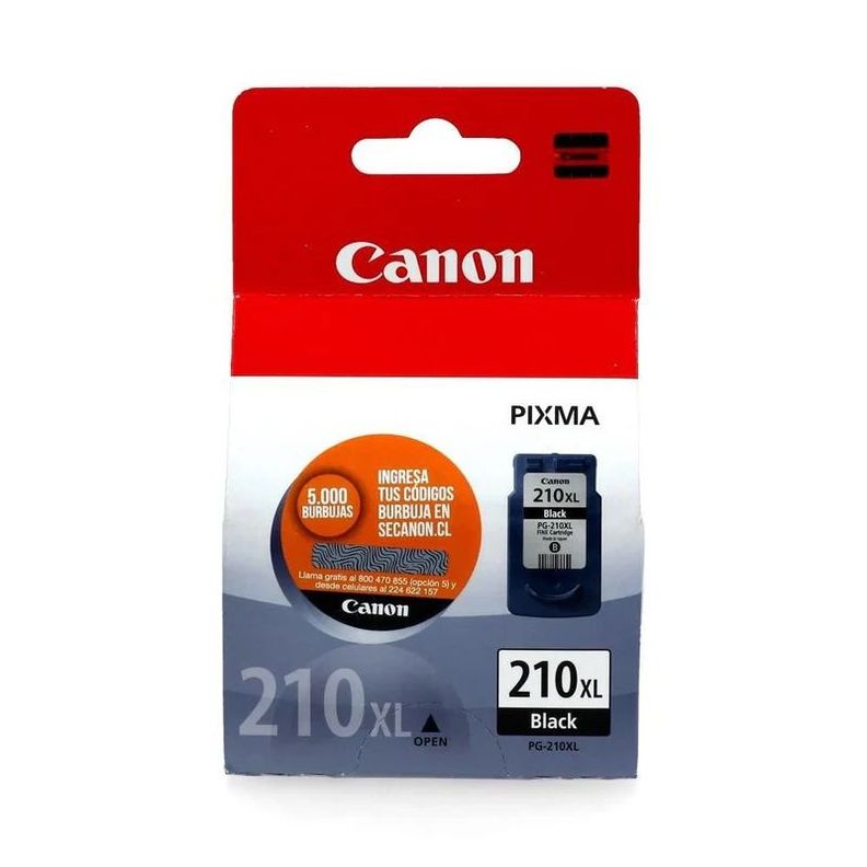Cartucho de Tinta Canon PG-210Xl pág. 400 15ml Negro 2973B017-0