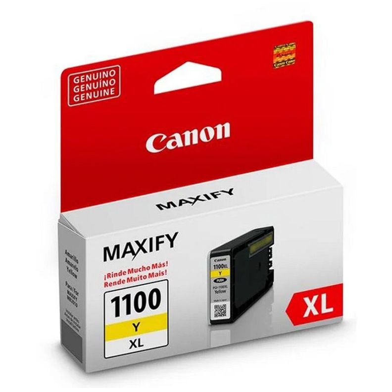 Cartucho de Tinta Canon PGI-1100XL 12ml pág. 900 Amarillo 9210B001-0