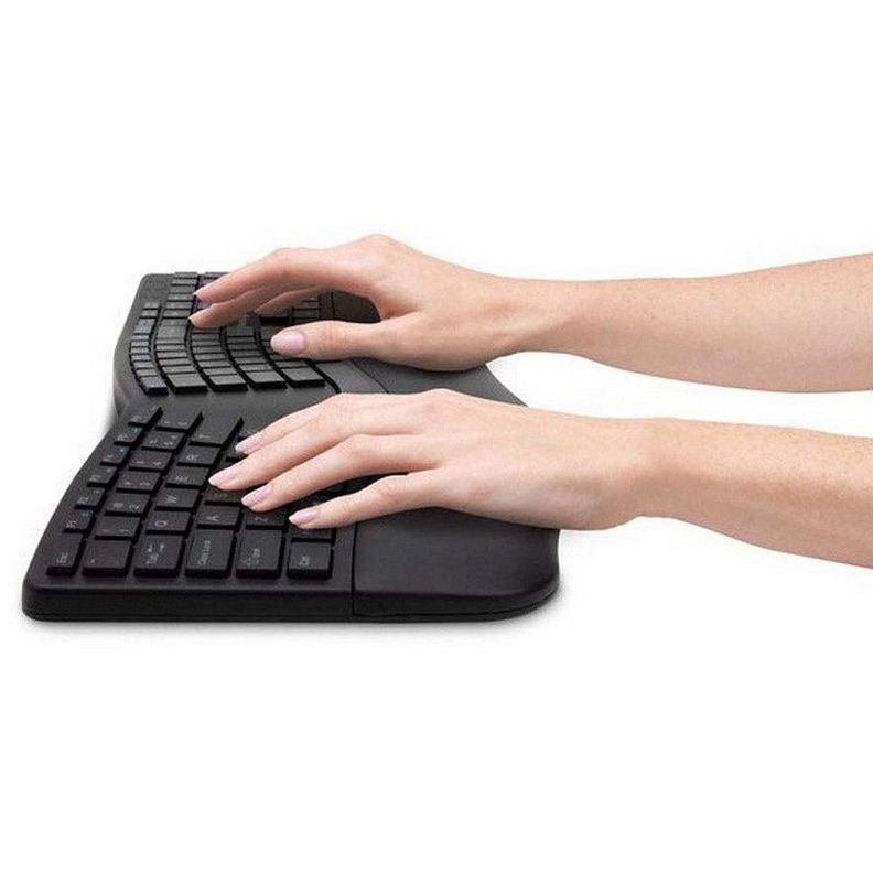 Teclado Kensington Pro Fit Ergonómico Inalámbrico Español Negro-1