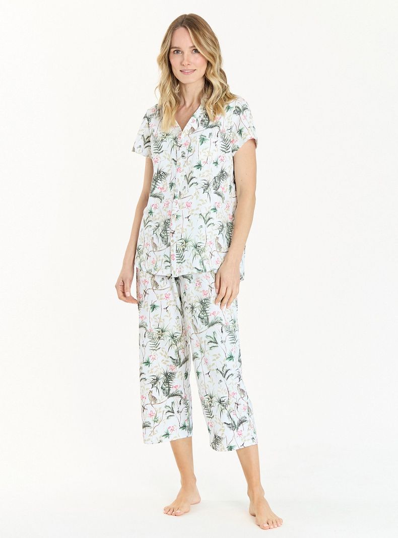 Pijama de Mujer Malinas Capri Verde-0