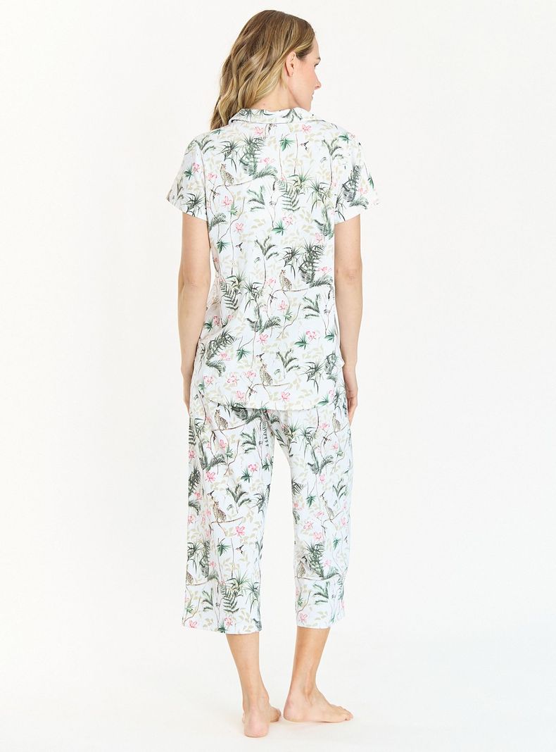 Pijama de Mujer Malinas Capri Verde-2