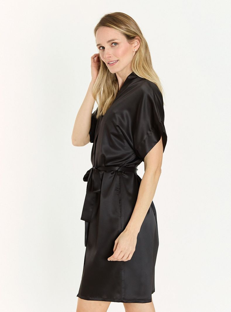 Bata Mini Satin Negro-2