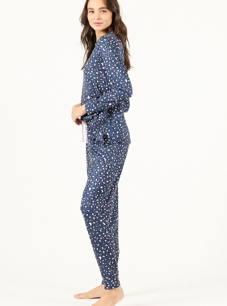 Pijama de Mujer Gante Azul-1