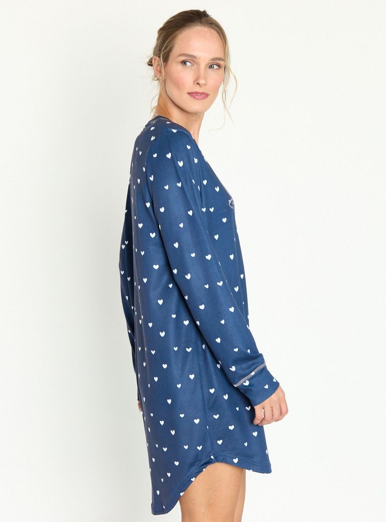 Camisa de Dormir Capri Azul-2