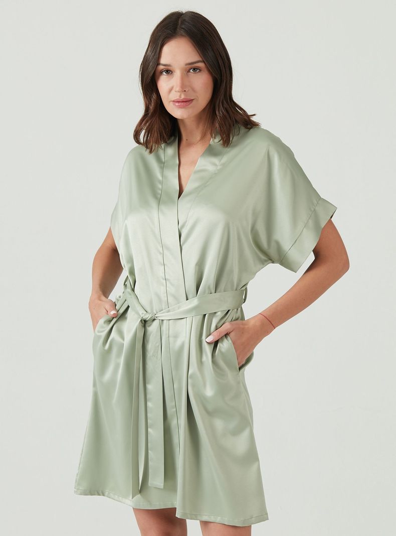 Bata Mini Satin Verde-1