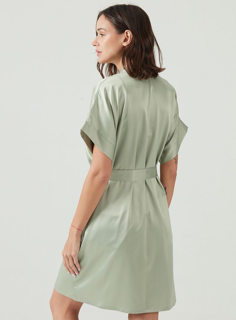Bata Mini Satin Verde-3