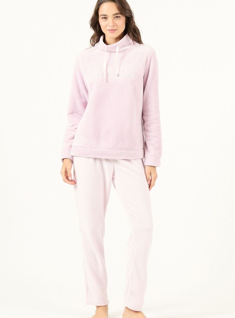 Pijama de Mujer Isabela Rosado-0